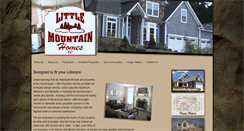 Desktop Screenshot of littlemountainhomes.com